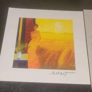 ⏳️NEW Lithograph Emile Bellet - Park Dans La Maturite des Bles 2021